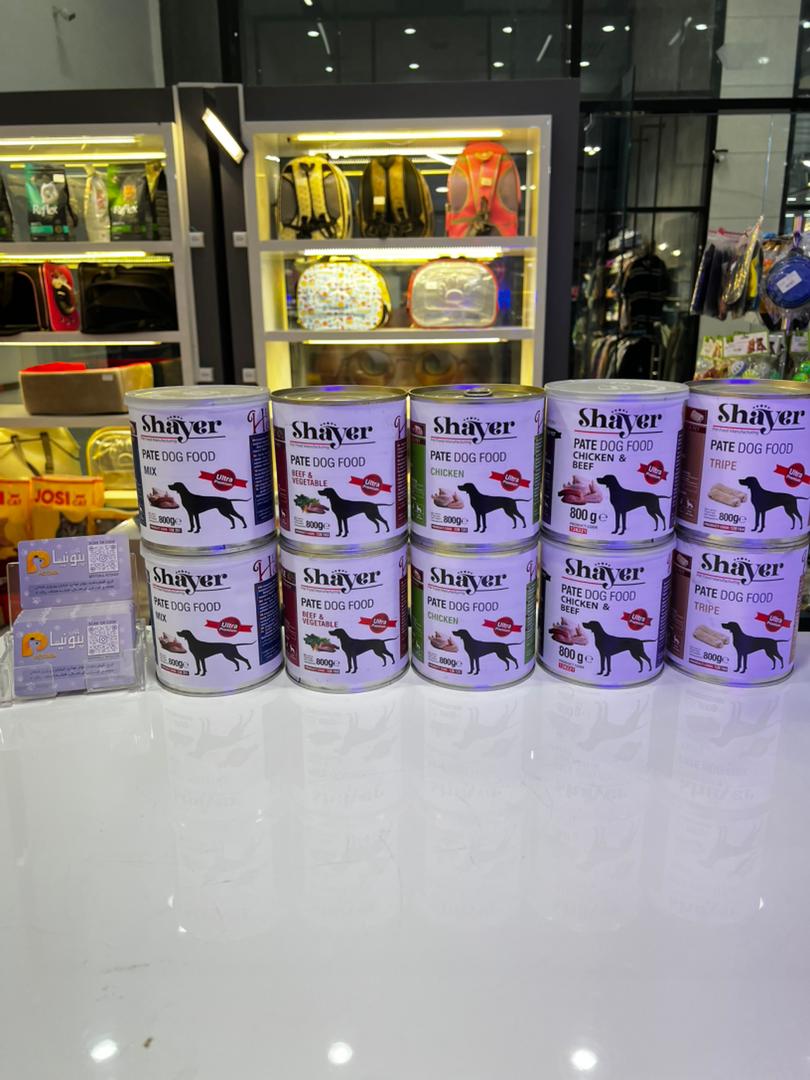 کنسرو سگ 800gr برند شایر(Shayer)
