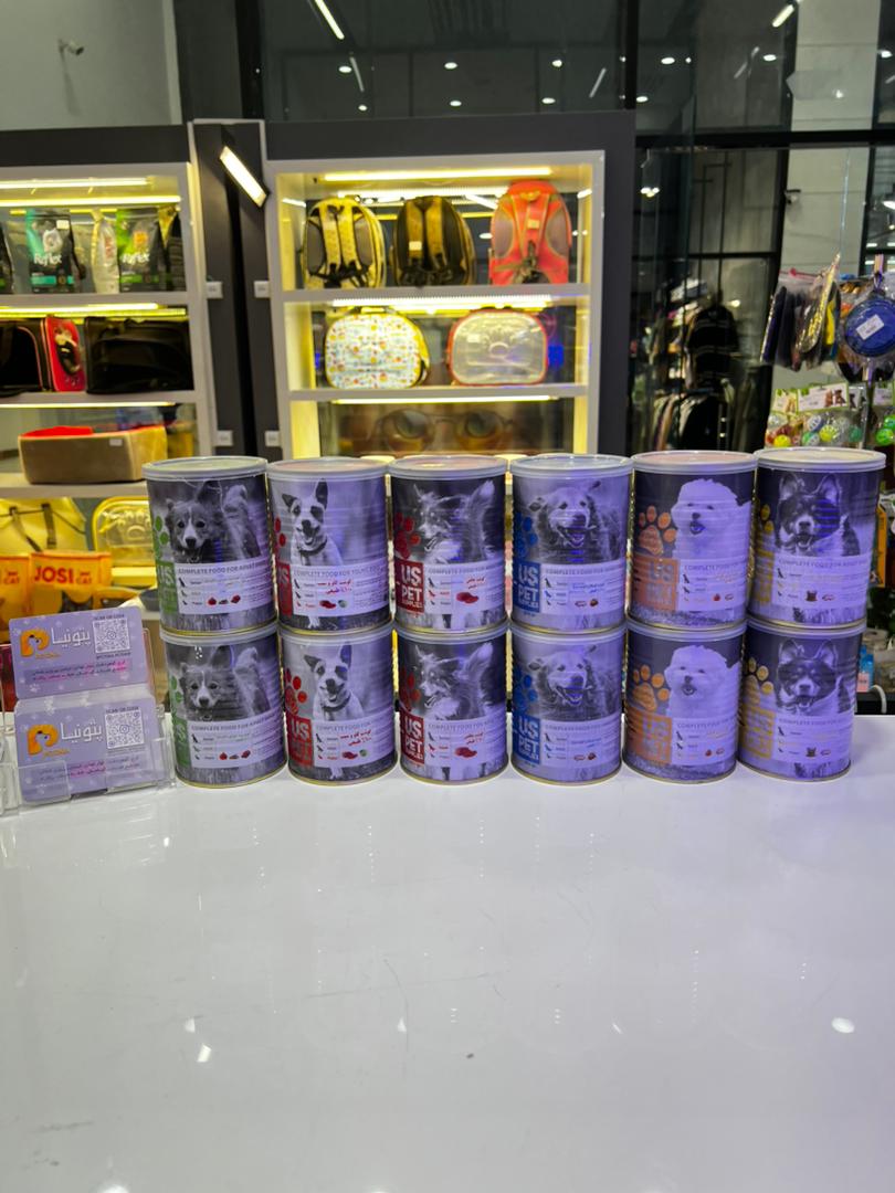 کنسرو سگ 400gr برند Us Pet