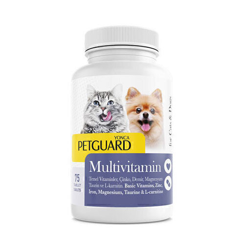 قرص مولتی ویتامین سگ و گربه برند پت گارد(Pet Gurad)
