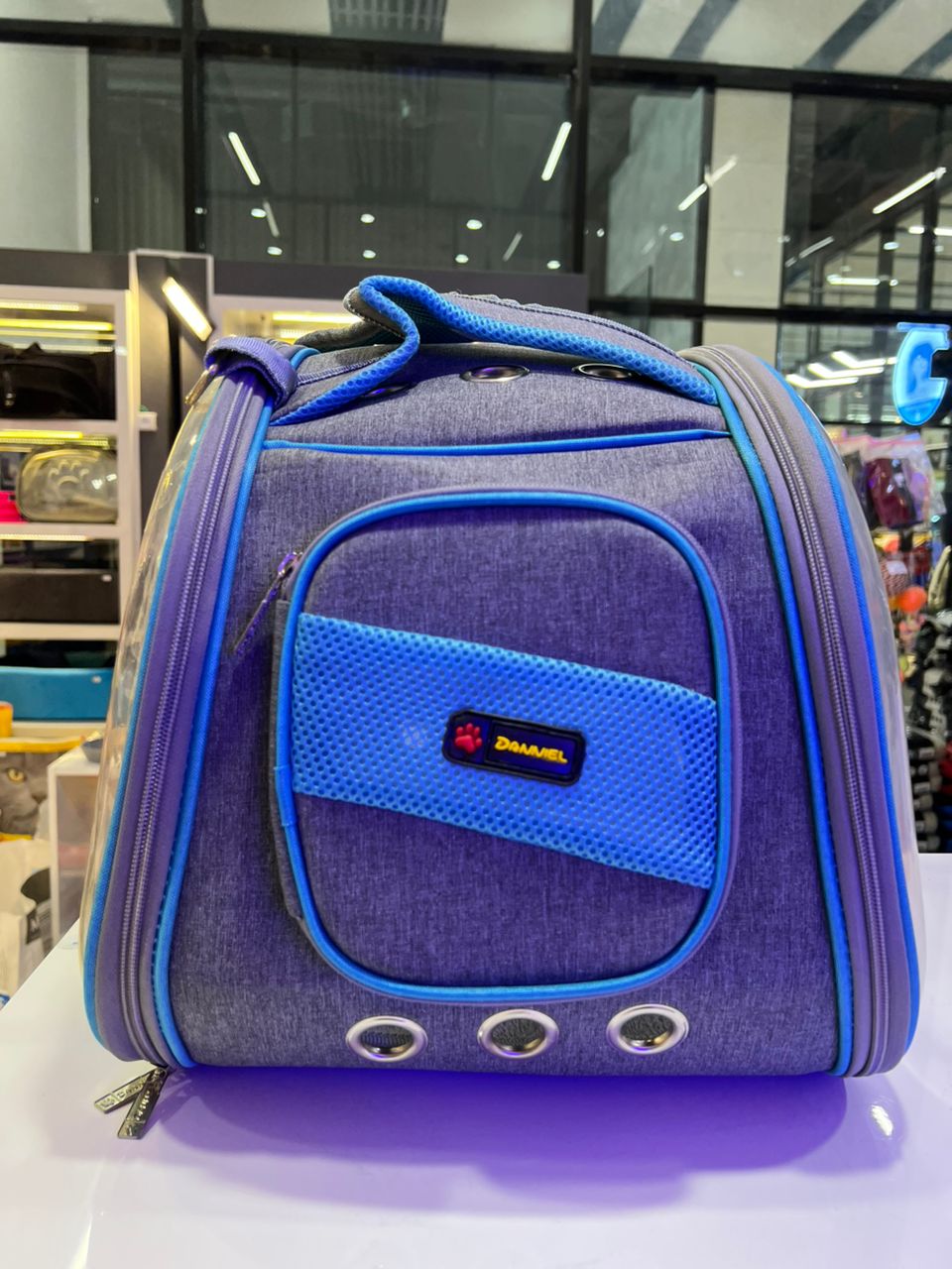 کیف حمل سگ و گربه دو طرف طلق